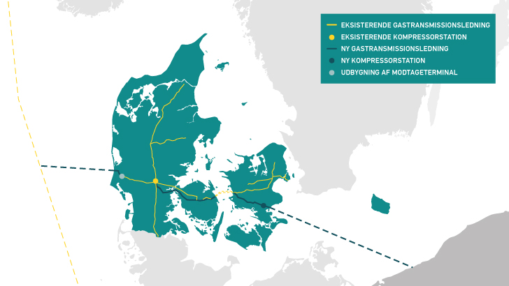 LE34 lantmätare Baltic Pipe