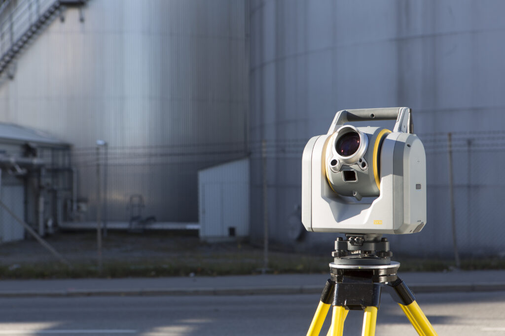 totalstation stationær scanning høj nøjagtighed